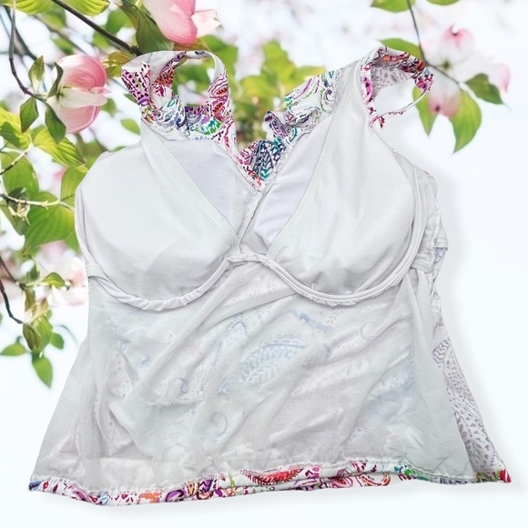 Ralph lauren tummy control tankini top size 16W - Picture 8 of 8